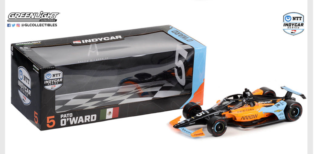 *Autografiado* Indy500 Edicion Especial 2022 Diecast Escala 1:18 Patricio O'Ward #5 Arrow McLaren SP