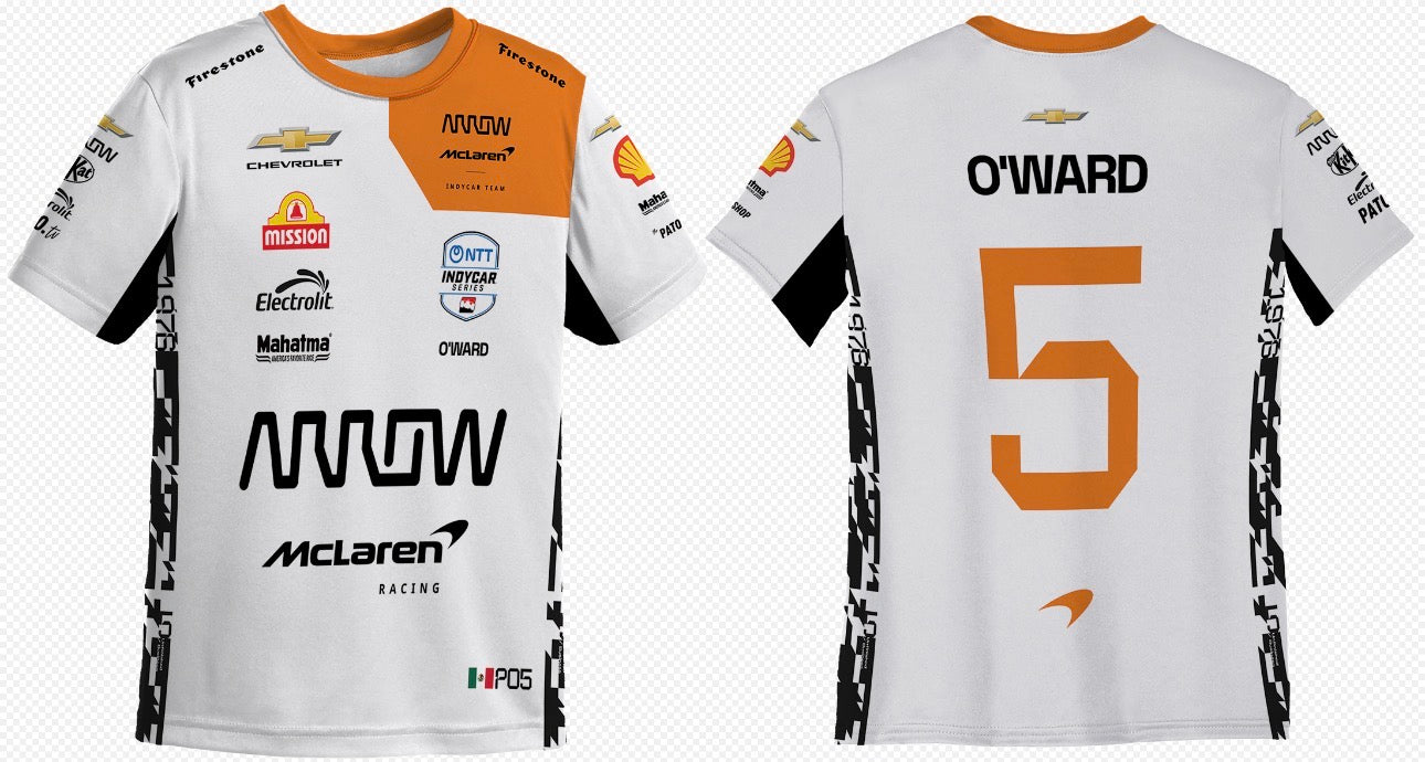 Jersey 2026 Edicion Especial Indy500 NIÑO Patricio O'Ward Equipo Arrow McLaren