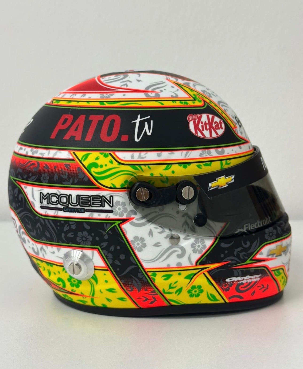 *Autografiado* Mini Casco Patricio O'Ward Temporada 2025