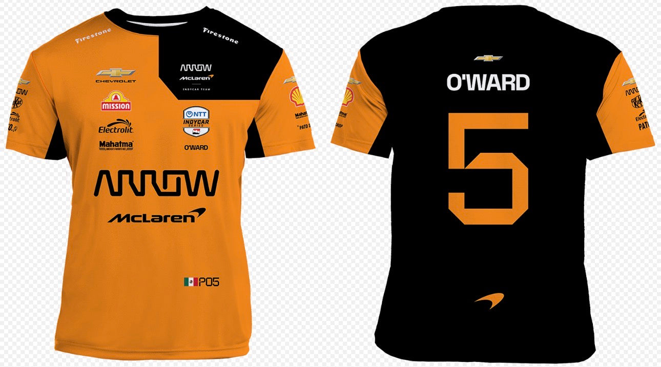 *Autografiado* Jersey 2026 Indycar ADULTO Patricio O'Ward Equipo Arrow McLaren
