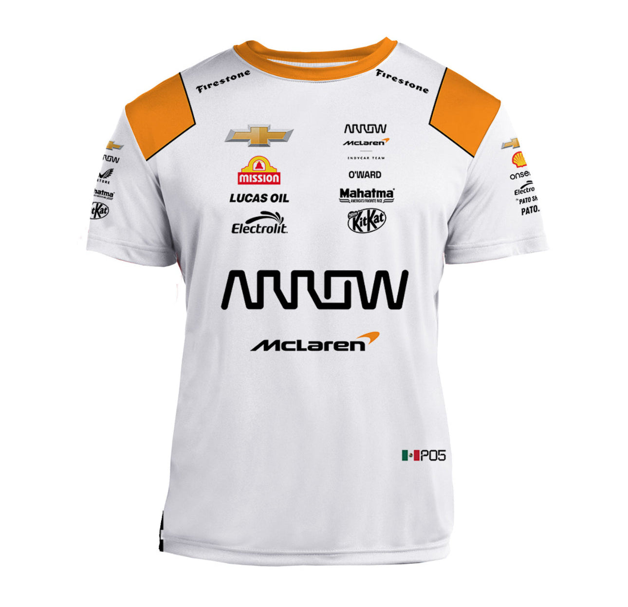 Jersey 2025 Edicion Especial Indy500 ADULTO Patricio O'Ward Equipo Arrow McLaren