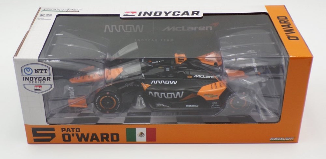 *Autografiado* 2024 Diecast Escala 1:18 Patricio O'Ward #5 Arrow McLaren