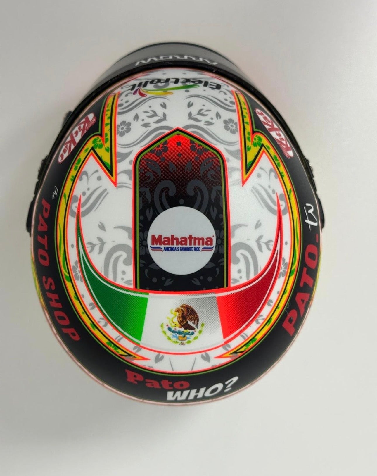 *Autografiado* Mini Casco Patricio O'Ward Temporada 2025