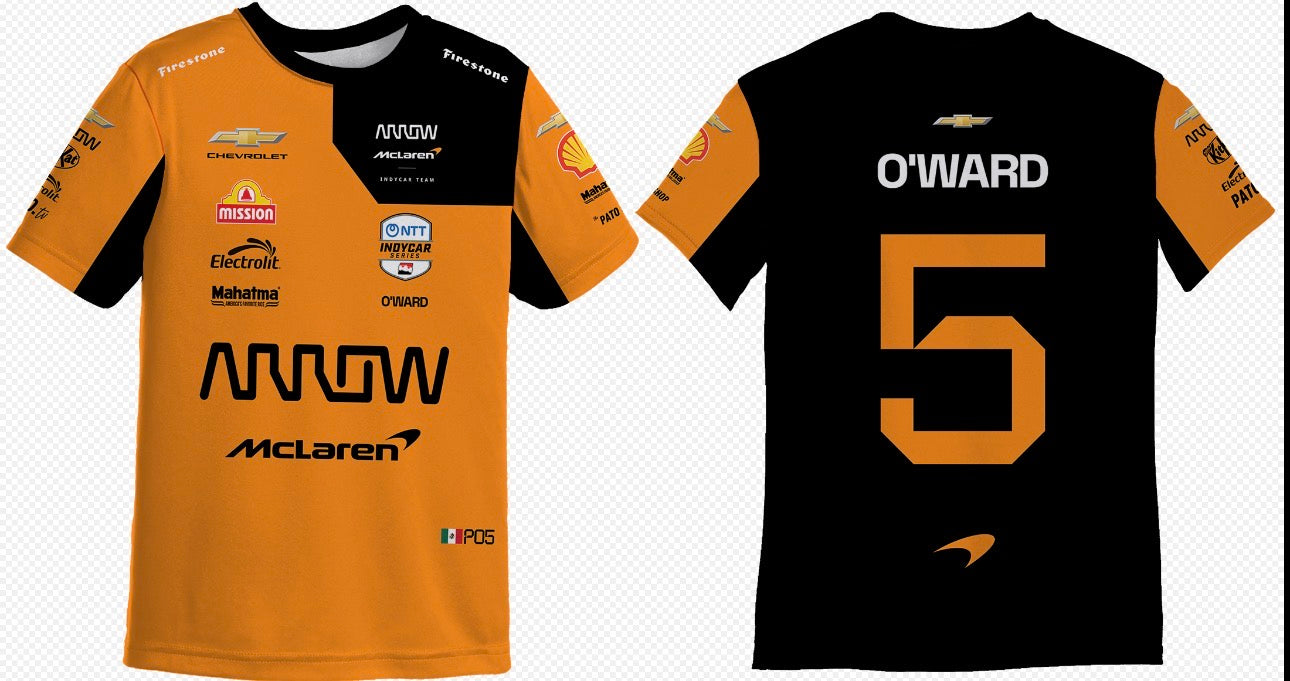 *Autografiado* Jersey 2026 Indycar NIÑO Patricio O'Ward Equipo Arrow McLaren