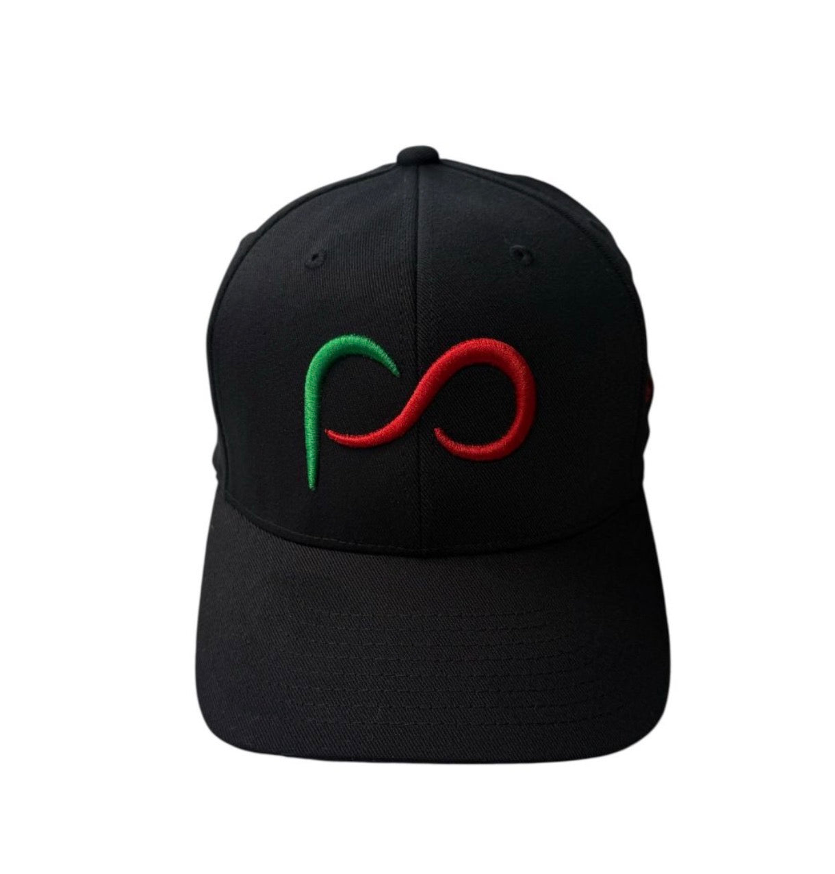 *2025 EDICION LIMITADA Tricolor* Formula 1 Gorra Negra Tipo Curva con Logo PO 3D Verde/Rojo al frente y #89 Verde/Rojo a un lado