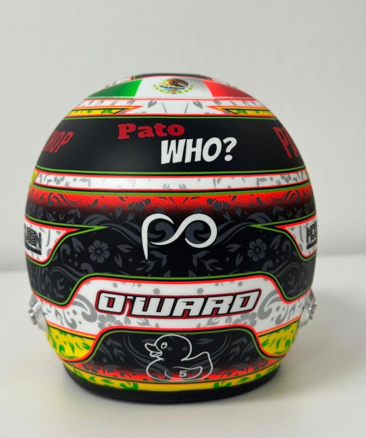 *Autografiado* Mini Casco Patricio O'Ward Temporada 2025