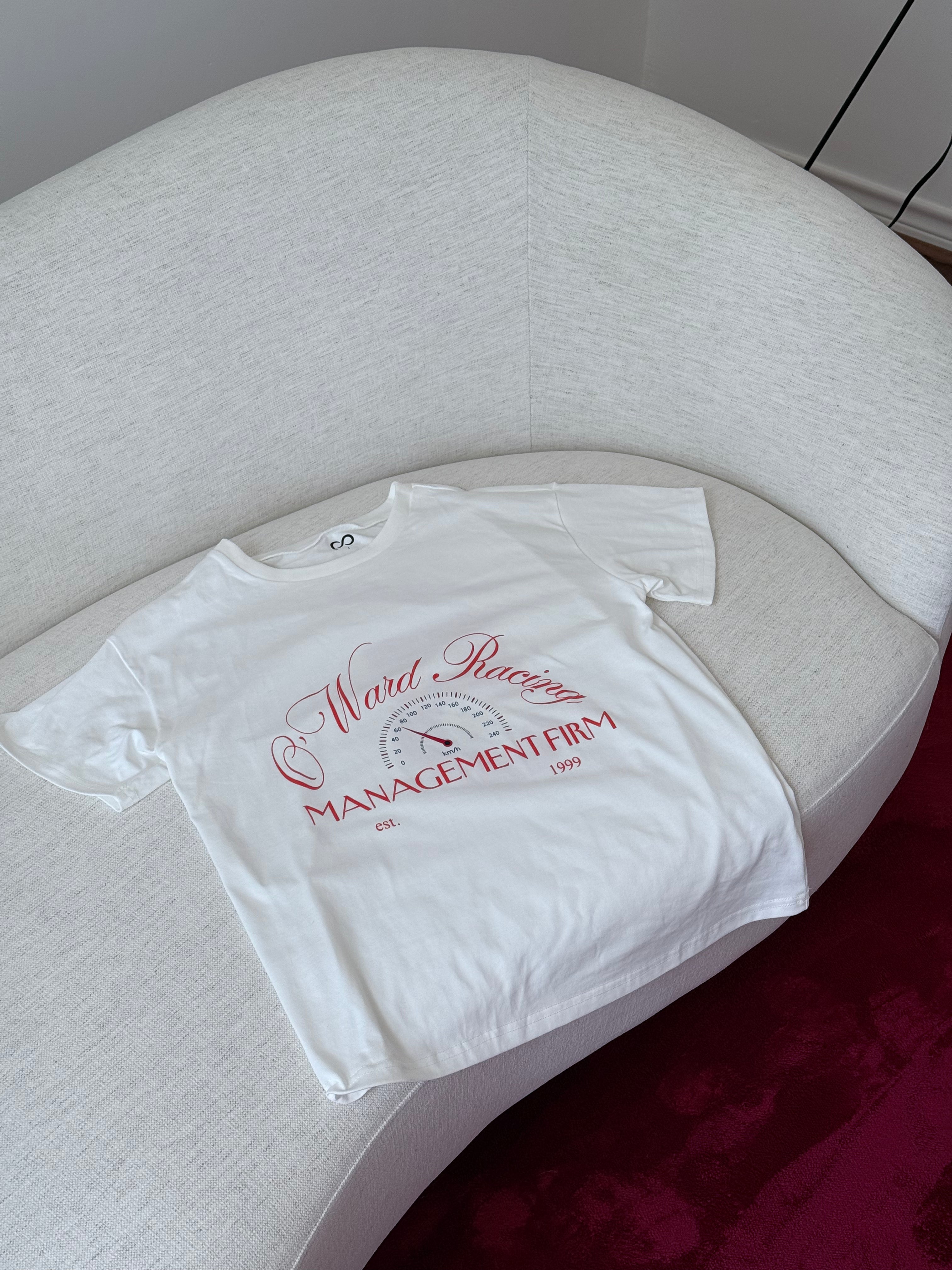 2026 PO x EO collab Playera Dama O'Ward Racing Management Firm