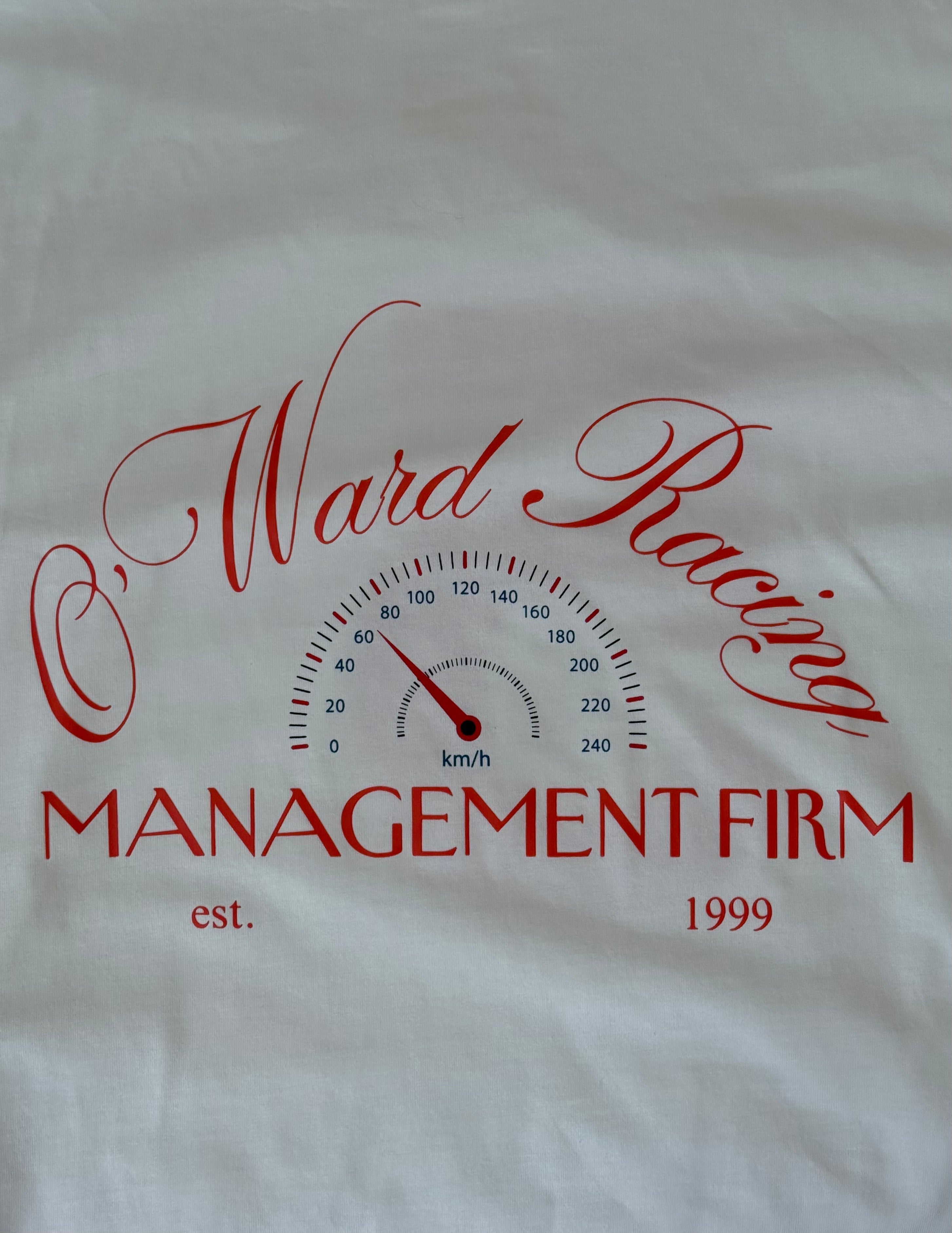 2026 PO x EO collab Playera Dama O'Ward Racing Management Firm